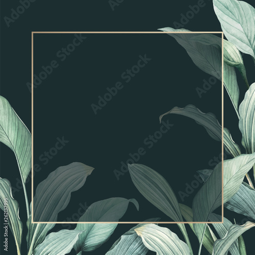 Tropical paradise card