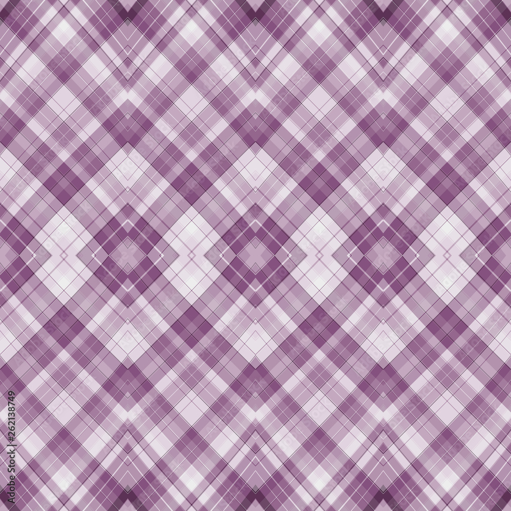 Seamless gentle pattern with lilac rhombuses