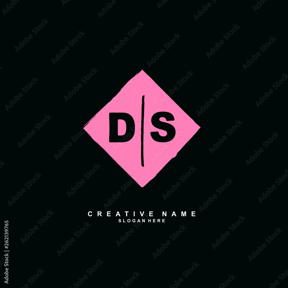 D S DS Initial logo template vector D S DS Initial logo template vector