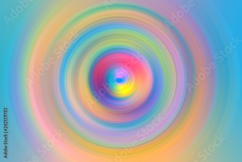 Abstract circle blurred background.