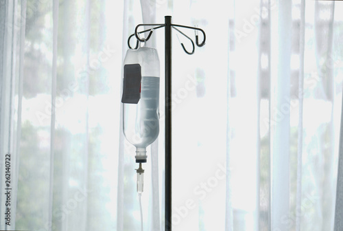 Hanging pillar and salt water