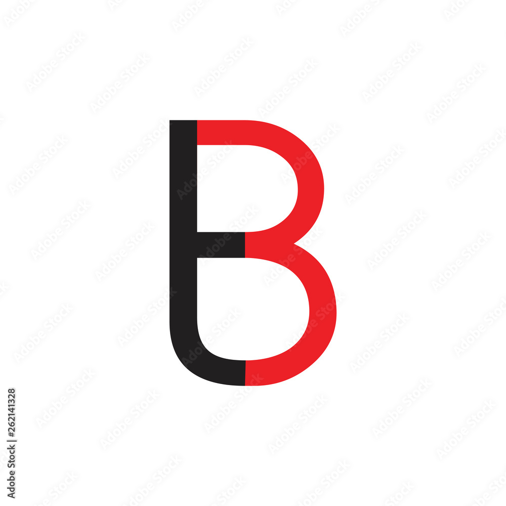 letter tb linked line logo vector Stock Vector | Adobe Stock
