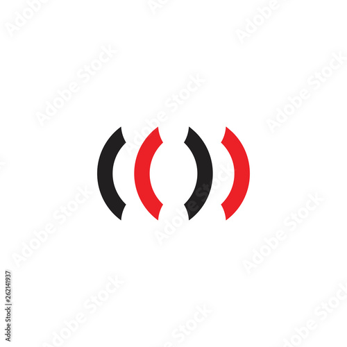 stripes geometric simple signal concept logo vector Free Download stripes geometric simple signal concept logo vector - GFXLoad