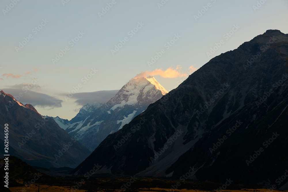 Fototapeta premium マウントクック アオラキ