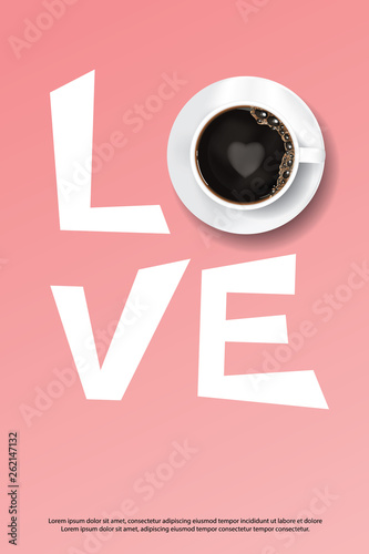 Coffee Poster Advertisement Flayers Vector Illustration