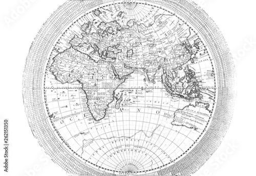 Fotografie Astronomy. Illustration of engraving.
