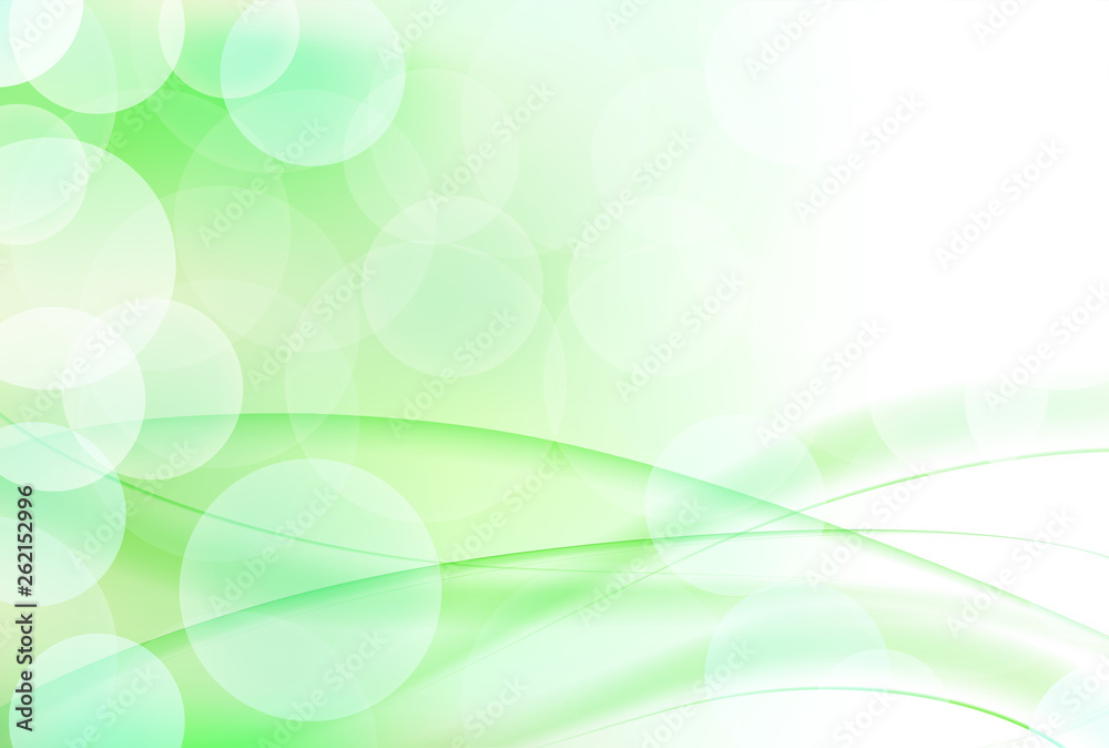 Fototapeta premium 新緑 光 緑 背景 