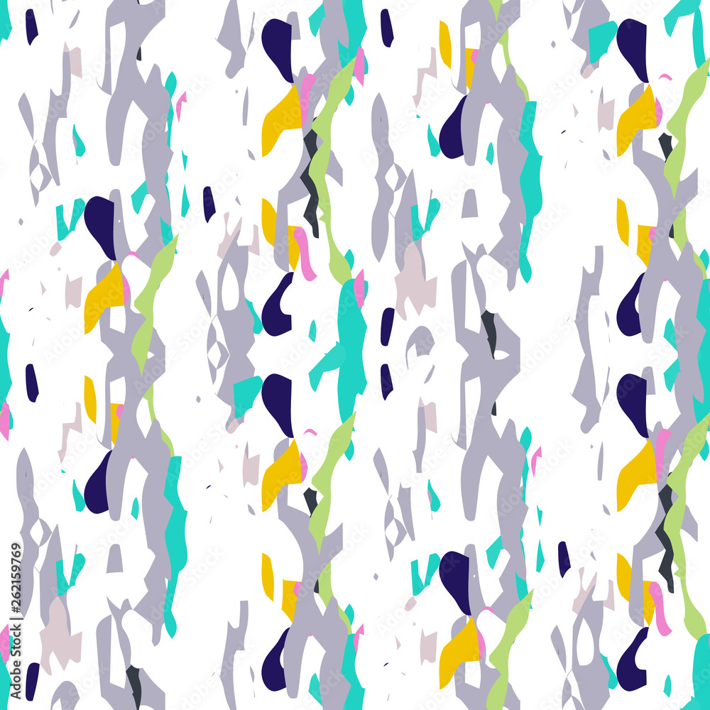 Obraz premium ikat seamless geometric pattern shibori