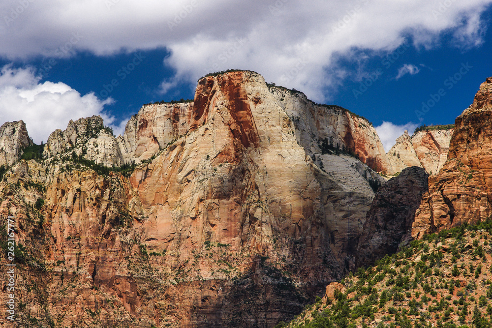 Altar of Sacrifice in Zion National Park in Utah, United States