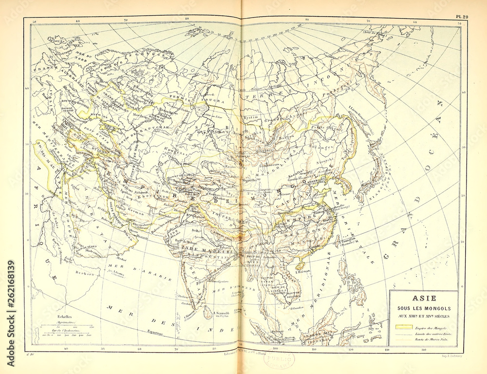 Obraz premium Old map
