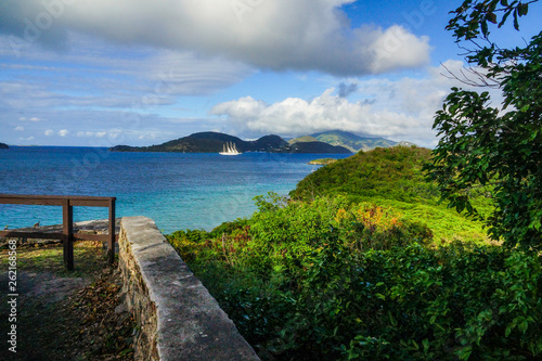 Wallpaper Mural Annaberg Walking Trail in Virgin Islands National Park on the island of St. John, United States Torontodigital.ca
