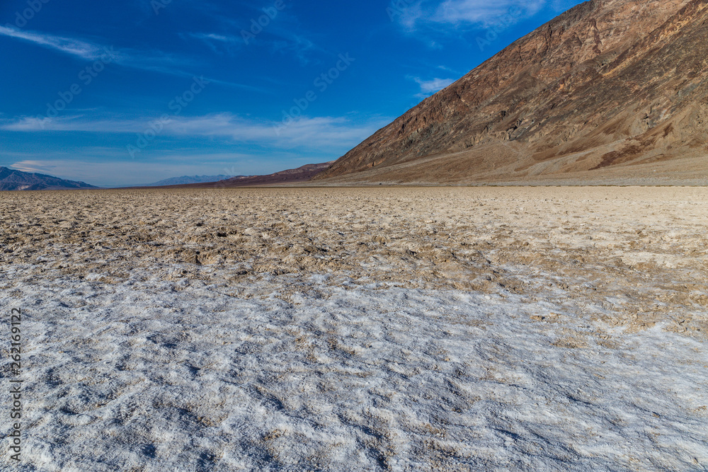 Badwater Basin in Death Valley National Park in California, United States