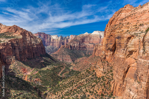 Canyon Overlook in Zion National Park in Utah, United States