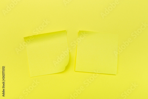 colour sticker note on colour background