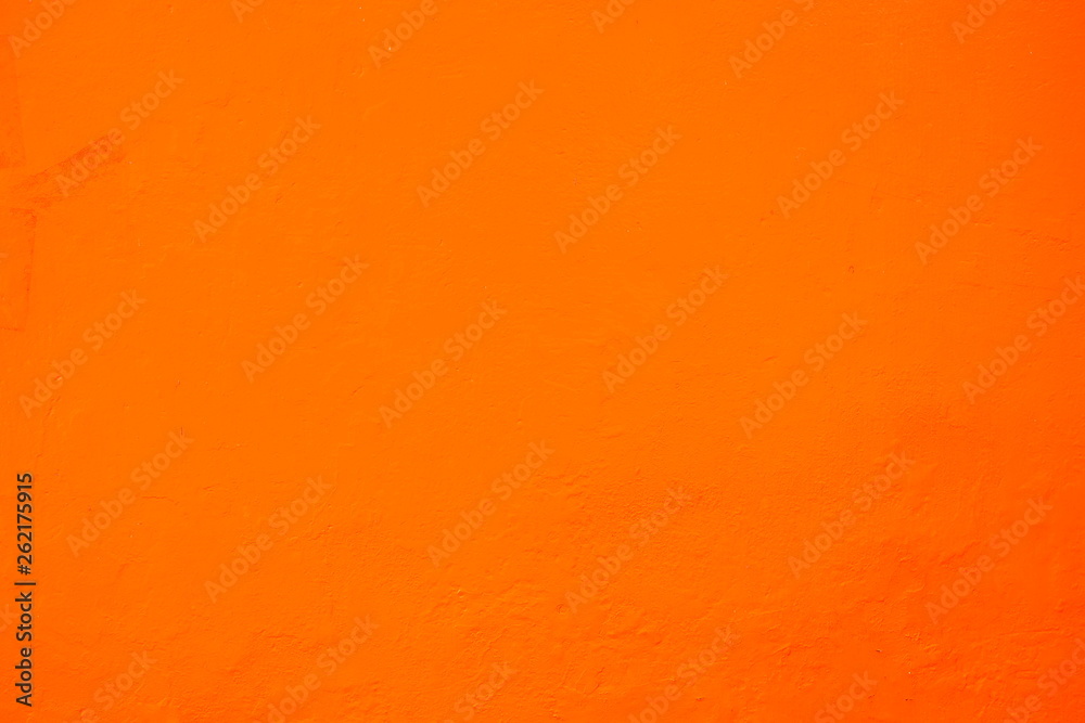 Orange Painting on Concrete Wall Background. Orange Painting on Concrete Wall Background.