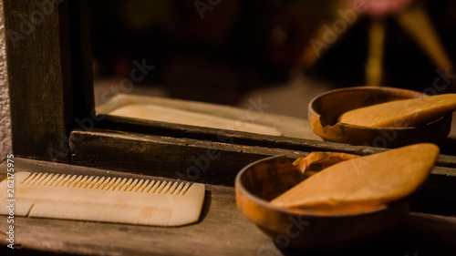 comb and soap into a museum