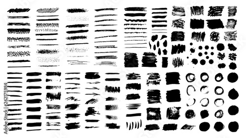 Dirty ink texture collection.