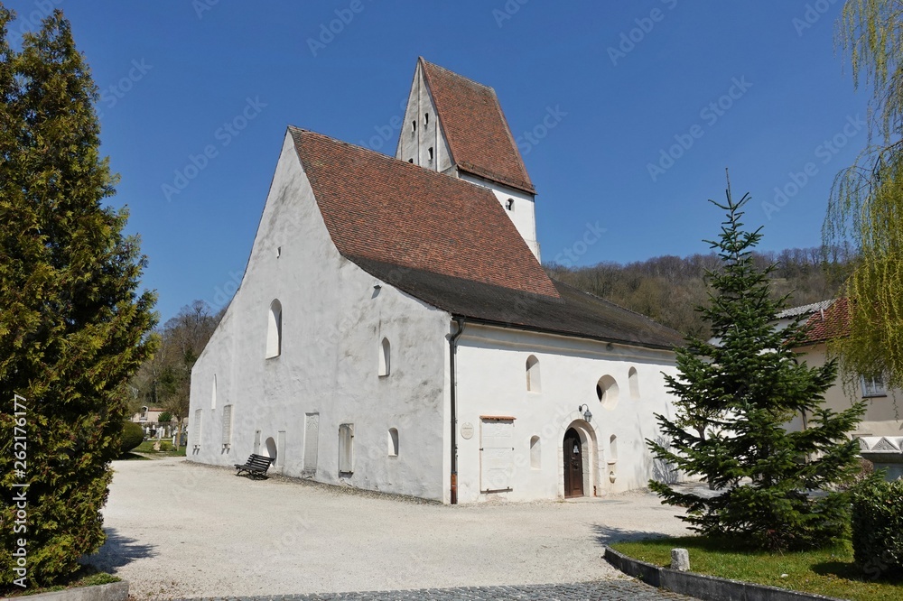 Fototapeta premium Pappenheim - Bayern - Galluskirche seitlich