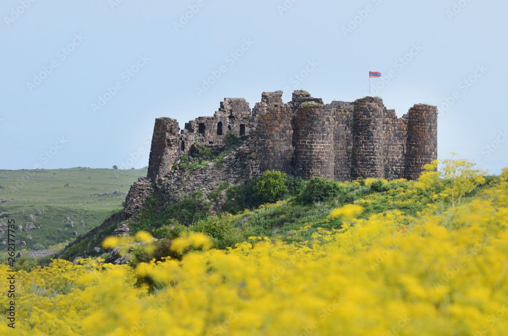 Amberd fortress ruins in Armenia