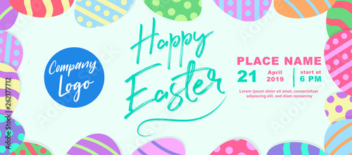 Easter Poster Background Banner