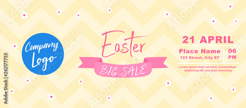 Easter Poster Background Banner © Maxchered