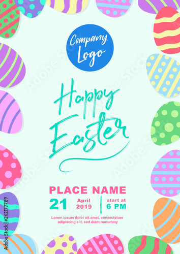 Easter Poster Background Banner
