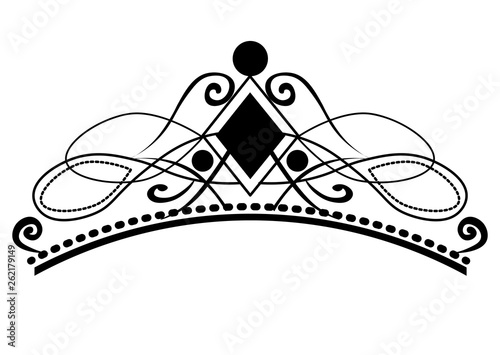 Vintage calligraphic vignettes, elegant diadems and decorative design elements in retro style, vector scroll embellishment isolated on white