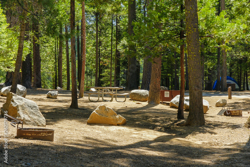 Hodgdon Meadow Campground in Yosemite National Park in California, United States