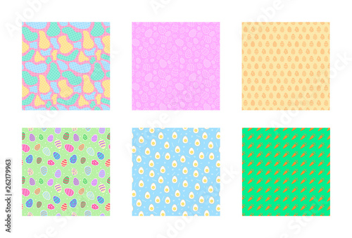 Easter Seamless Pattern Background