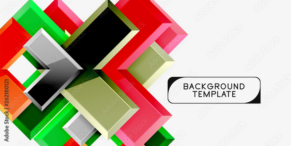 Abstract arrows composition background Abstract arrows composition background