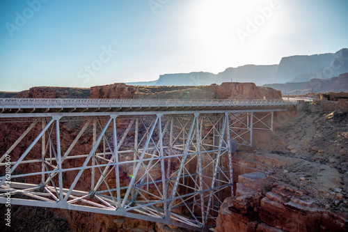 Navajo Bridge over Colorado River in Arizona - travel photography