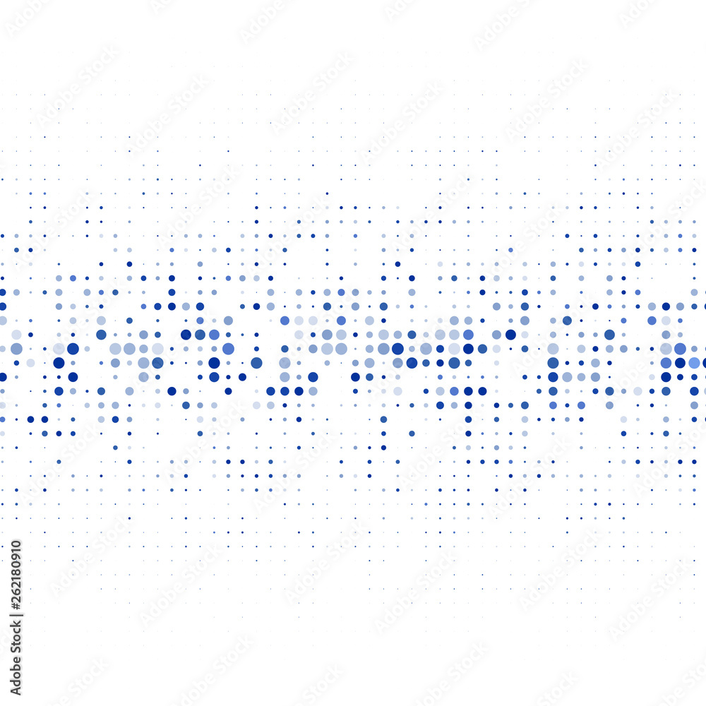Blue dots on white background Blue dots on white background