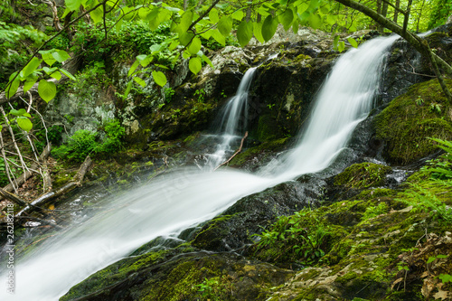 Lands Run Falls in Shenandoah National Park in Virginia  United States