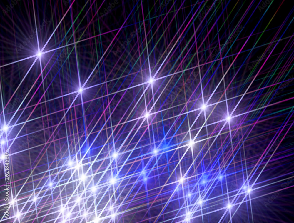 Fototapeta premium Stars on a black background