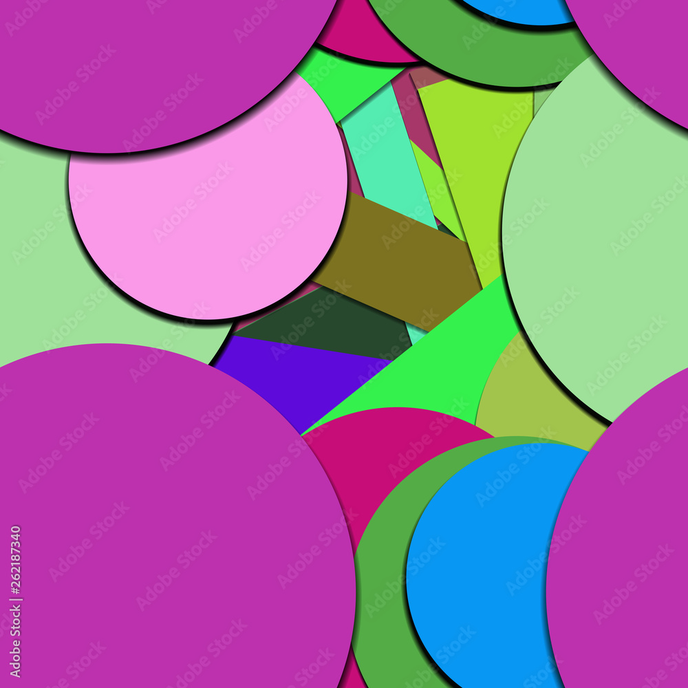 Flat material design - Creative vector trend seamless Flat material design - Creative vector trend seamless