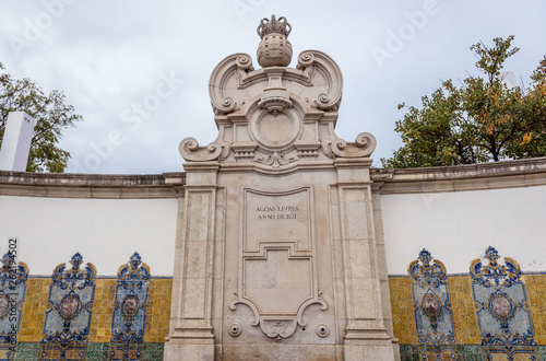 Junqueira Fountain on Rua da Junqueira street in lisbon city, Portugal