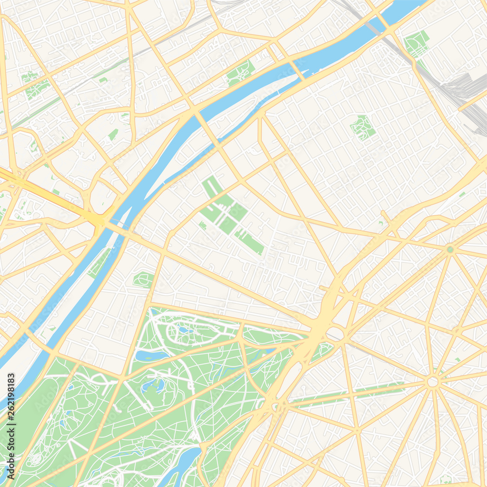 Neuilly-sur-Seine, France printable map Neuilly-sur-Seine, France printable map
