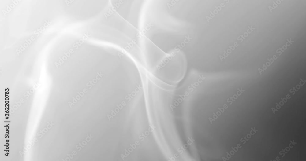 White smoke floating through space against black background White smoke floating through space against black background