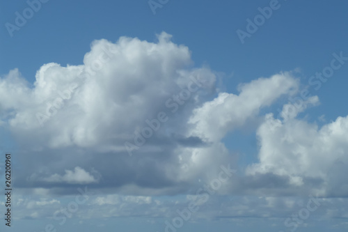 Blue sky with clouds