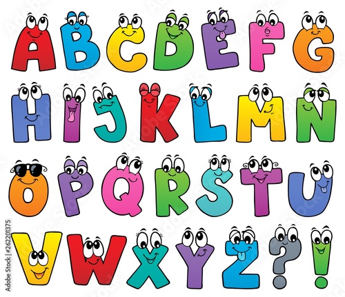 Cartoon alphabet topic image 1