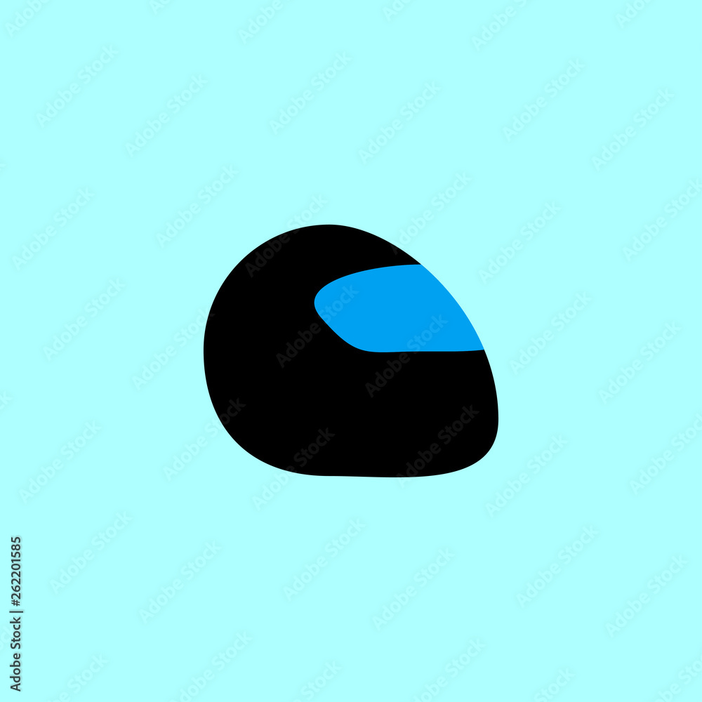 Vector illustration of a motorcycle helmet Vector illustration of a motorcycle helmet