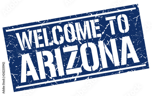 welcome to Arizona stamp
