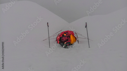 Winter camping 