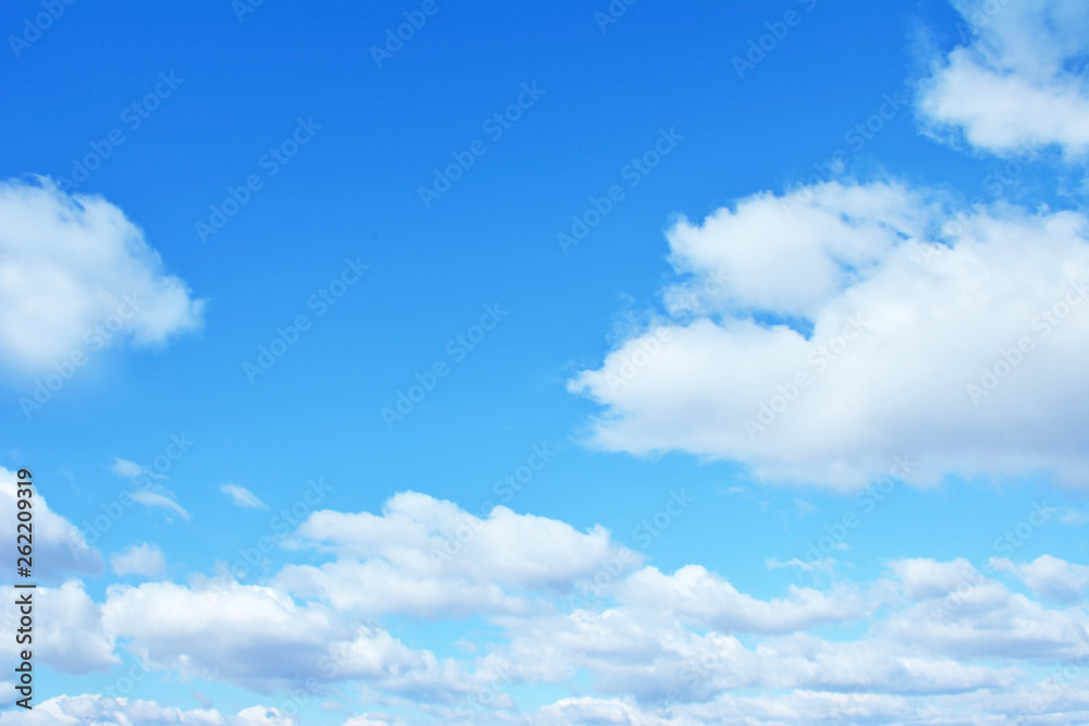 Blue Sky With Scattered Clouds Blue Sky With Scattered Clouds