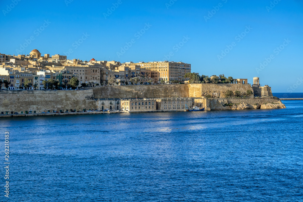 View of Grand Harbor and Valletta, Malta