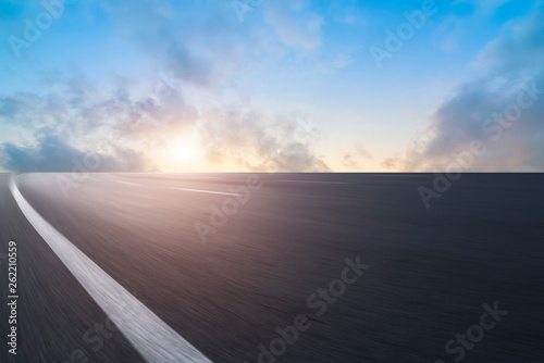 Road and Sky Landscape..