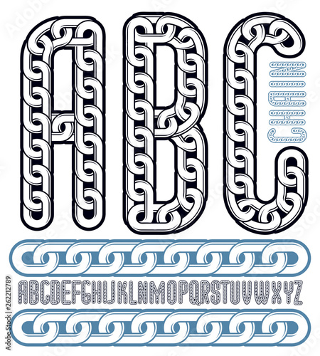 Vector condensed, tall font...