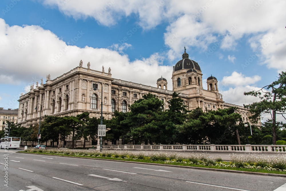 The Museum of Natural history, Vienna - a view from Burgring