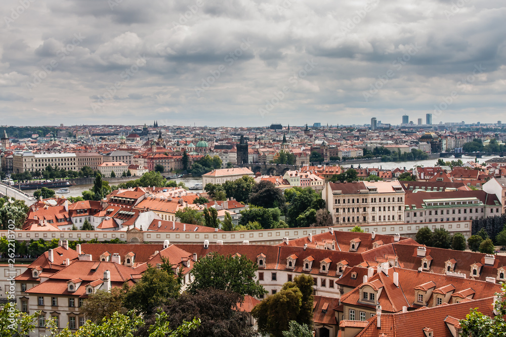 A view on Prague from the Prague Castle