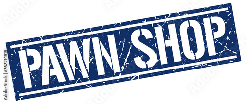 pawn shop square grunge stamp